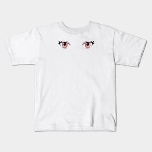 Anime Eyes Pink Stargaze Kids T-Shirt